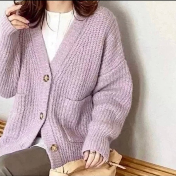 NWT ZARA Blogger Fav. Patch Pocket Knit Jacket - Picture 9 of 12